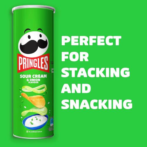 PRINGLES SOUR CREAM &amp; ONION 102G