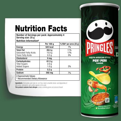 PRINGLES PERI PERI 102G