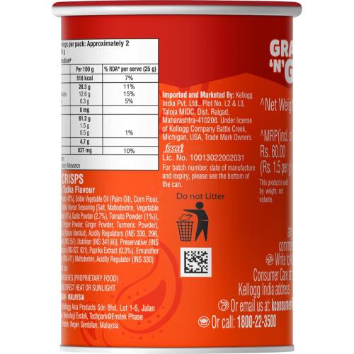 PRINGLES DESI MASALA TADKA 40G