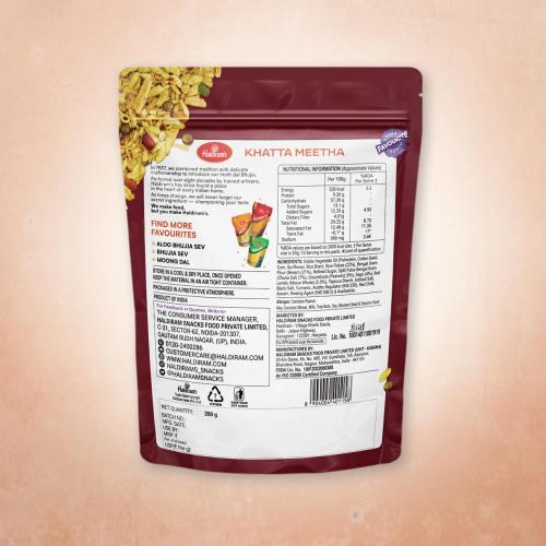 HALDIRAMS KHATTA MITHA 200G